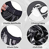 Пеньюар/накидка перукарня для стриження з регульованою застібкою Cutting Devices чорний (GS-76671), фото 4