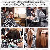 Пеньюар/накидка перукарня для стриження з регульованою застібкою Cutting Devices чорний (GS-76671), фото 9