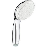 Душевая лейка GROHE Tempesta 27852001 однорежимная 100мм пластиковая белая/хром