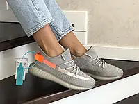 Женские кроссовки Adidas Адидас Yeezy Boost 350 v2, серые 36