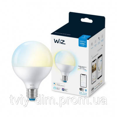 Умная Лампочка WiZ E27 11W(75W 1055Lm) G95 2700-6500K Wi-Fi ...