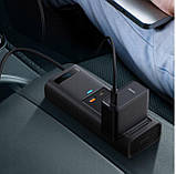 Автомобільний інвертор Baseus Inverter 150W, Black (CRNBQ-A01), фото 5