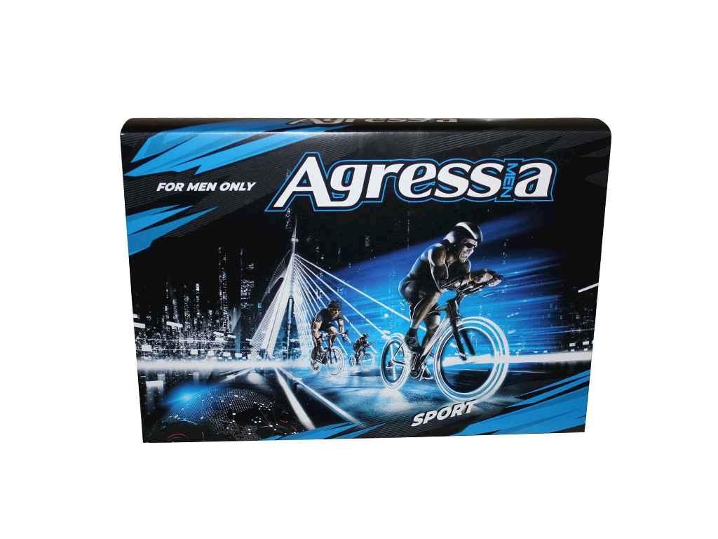 Чолов. набір Sensitive NPA-13 (крем дголкрем пгол.шампунь алое) ТМ AGRESSIA, фото 1