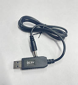 Шнур живлення DC 9V USB Voltage Step Up Converter Cable Jack 5.5 x 2.1mm