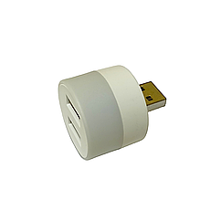 Міні USB-лампа-світильник + 2 USB-входи. USB-світильник для Power Bank