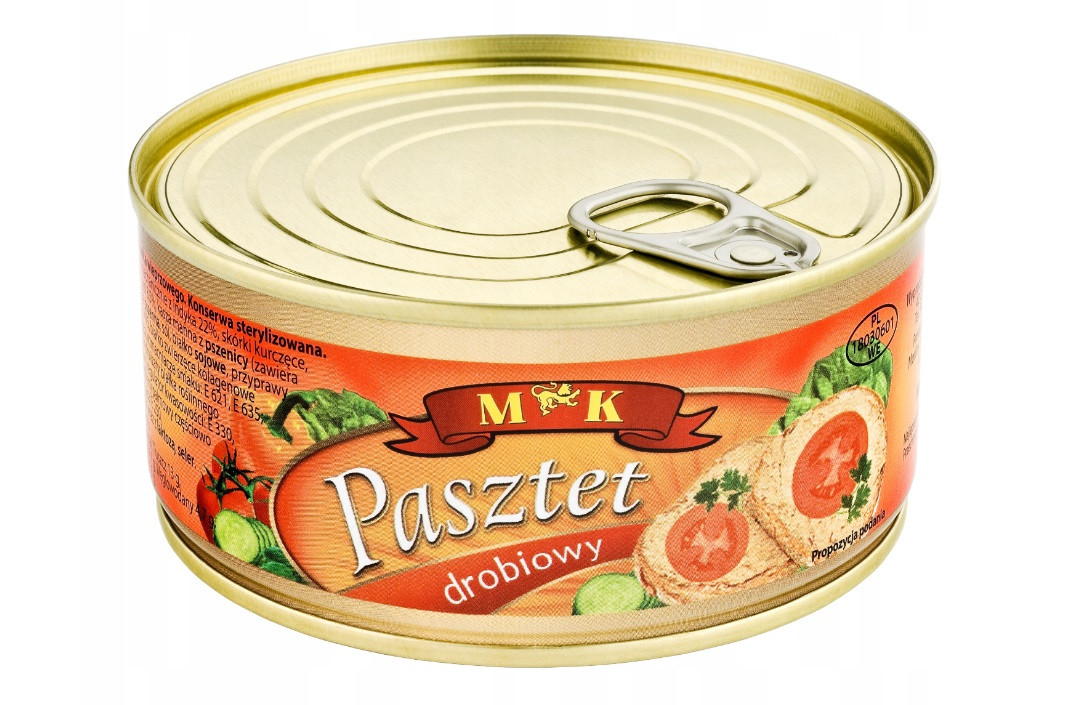 Паштет Курячий M&K Pasztet Drobiowy 300 г Польща (5 шт/1 уп), фото 1