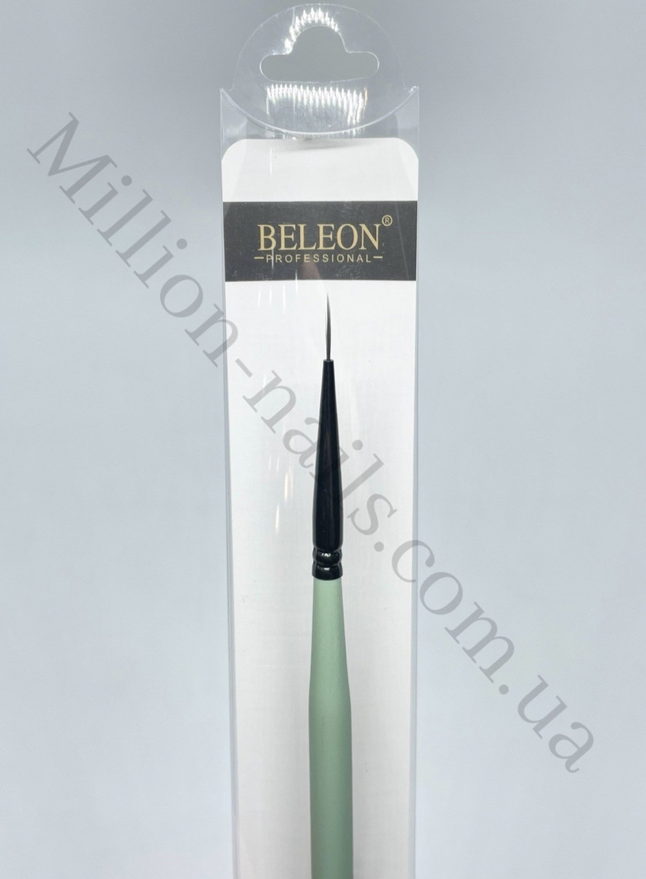 Професійний пензель BELEON для розпису нігтів тонкий лайнер