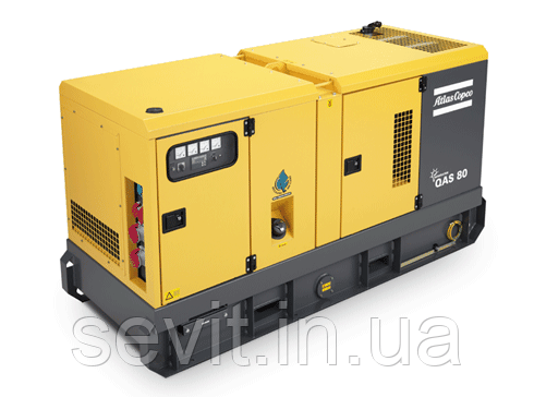 Дизельний генератор (електростанція) Atlas Copco QAS 80