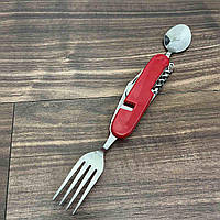 Туристичний набір 6 в 1 похідна вилка ложка