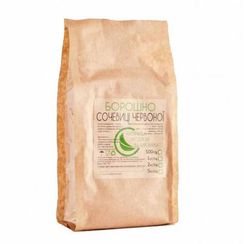 Мука из чечевицы красной натуральная Organic Eco-Product 2 кг (ID ...
