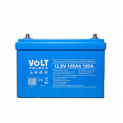 Акумулятор VOLT LifePo4 12V 100Ah 100A, фото 1
