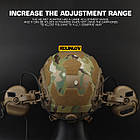 Кріплення на шолом для навушників Earmor, Howard Impact Sport, Peltor. Койот, фото 3