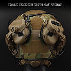 Кріплення на шолом для навушників Earmor, Howard Impact Sport, Peltor. Койот, фото 4