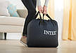 Intex 64490 надувне ліжко (203х152х51 см) з вбудованим електронасосом, фото 8