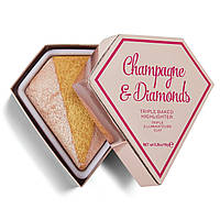 Запечений хайлайтер I Heart Revolution Diamond Champagne & Diamonds