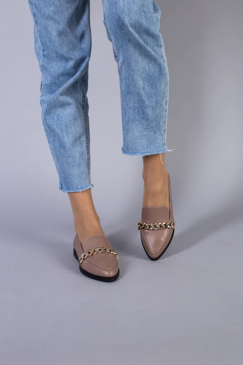 Жіночі демісезонні черевики ShoesBand Бежеві натуральні шкіряні всередині шкіряна підкладка 38 (24,5-25 см) (S71001-1), фото 1