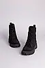 Жіночі демісезонні черевики ShoesBand Чорні натуральні замшеві на середню/широку стопу всередині байка 41 (26,5 см) (S70051-2д), фото 8