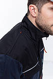 Куртка робоча ПЕРФОРМЕР темно-синя/чорний/помаранчевий, фото 4