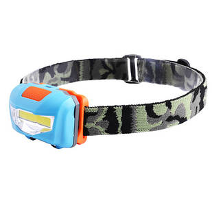 Фонарь налобный Led на батарейках