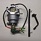 Карбюратор с електроклапаном тата 188F під важільну заслінку, фото 8