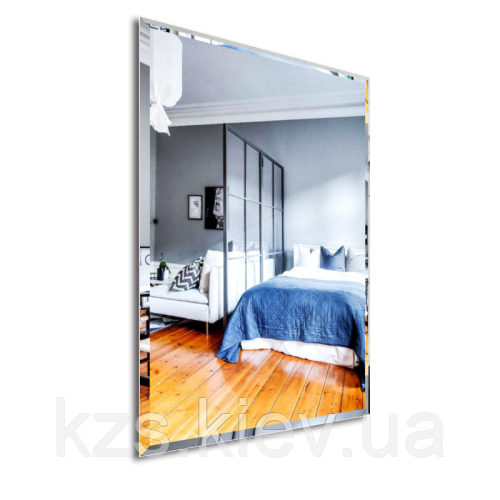 Дзеркало з фацетом 10 мм, 950 х 550 мм., фото 1