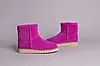 Жіночі зимові уги ShoesBand Фуксія натуральні замшеві на середню/широкуватий стопу всередині цигейка 35 (22,5, фото 6