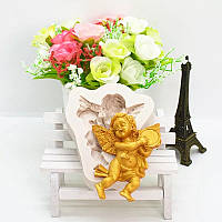 Молд "Ангелок" - розмір всієї форми 8*7см, силікон