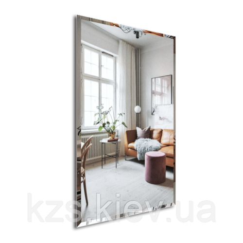 Дзеркало з фацетом 30 мм 1300х700 мм, фото 1