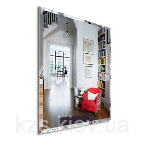 Дзеркало з фацетом 10 мм, 700 х 600 мм., фото 1