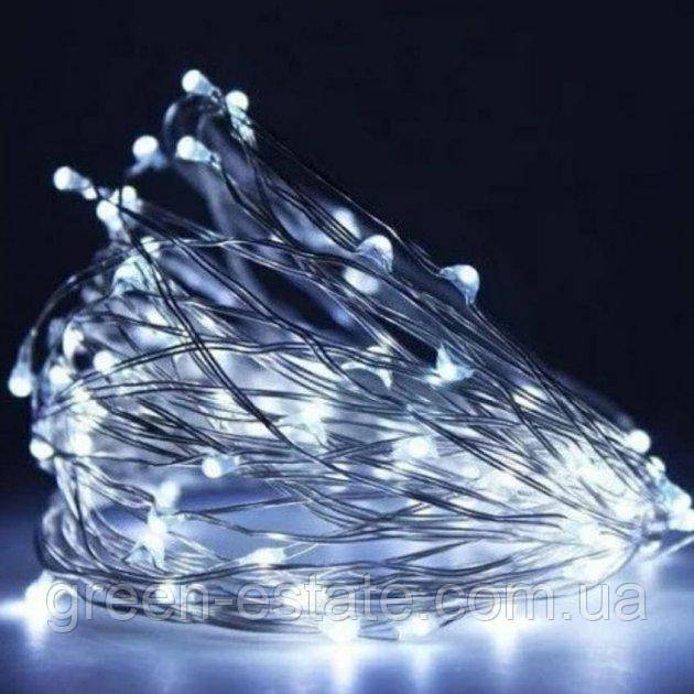 Гірлянда роса на батарейках 5 м