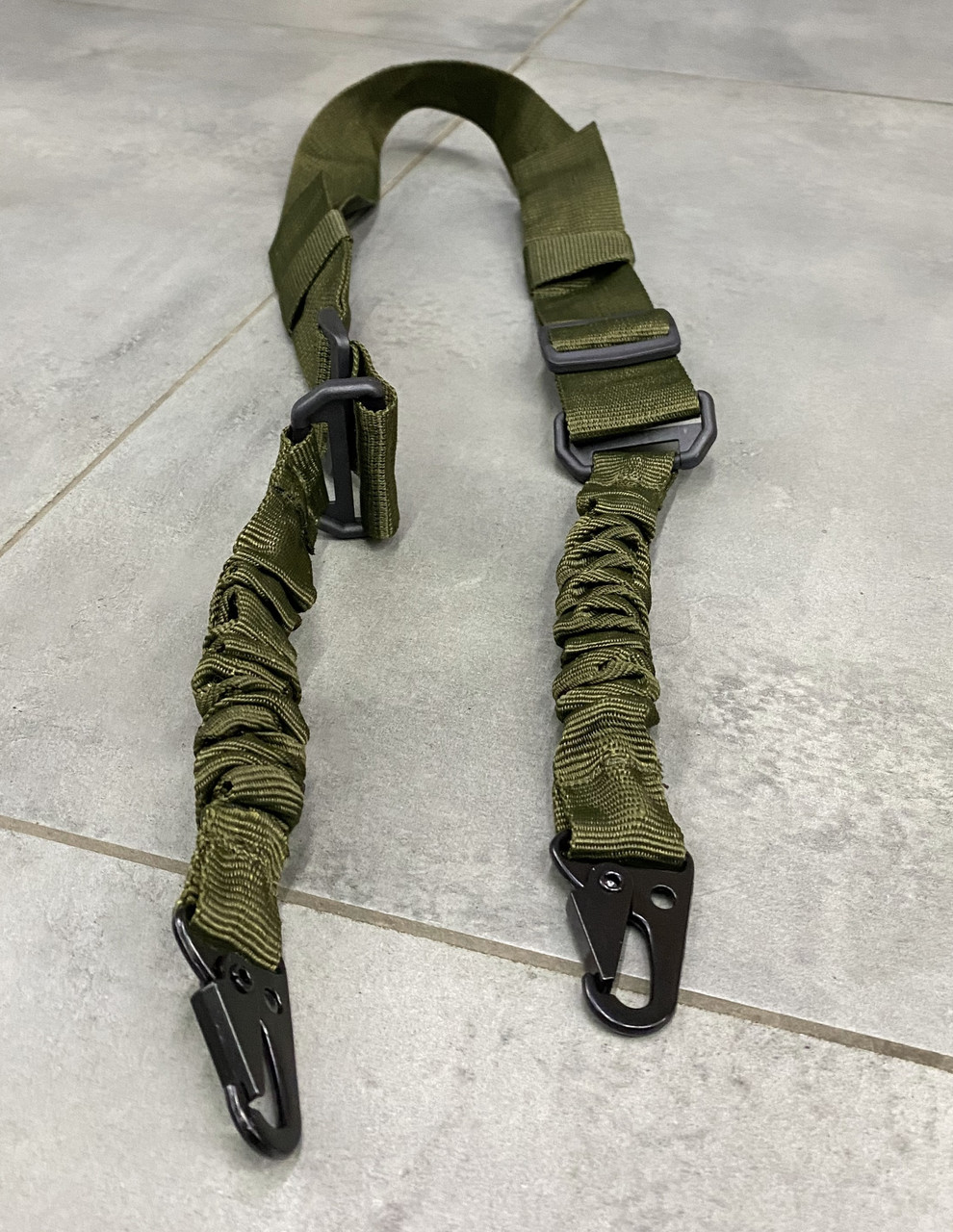 Ремінь двоточковий для АК Олива 4 см, ремінь автоматичний, ремінь для автомата, фото 1