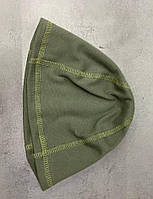 Підшоломник під каску армійський, колір Олива, шапка під шолом армійська олива