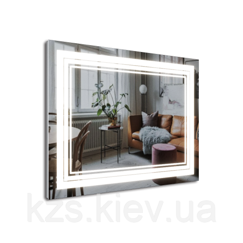 Дзеркало з підсвічуванням 600х800мм, фото 1