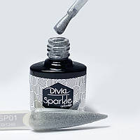 Гель-лак светоотражающий Divia Sparkle SP01, Di1248 7,3 мл