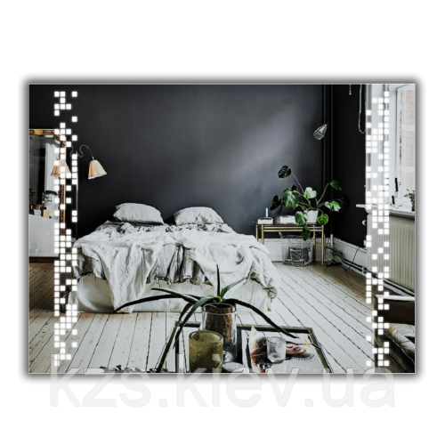 Дзеркало з LED підссвічуванням 600х800мм, фото 1