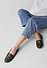 VM-Villomi Шкіряні чорні туфлі з візерунком, фото 2