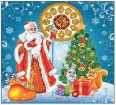 Серветка ТМ "Luxy" 33х33, 3 шари, 18 шт, "В очікуванні Нового Року"