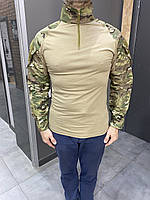 Армейская Кофта Убакс, Мультикам, размер XL, с пазами под локти, Yakeda Combat, тактическая рубашка Убакс AIR