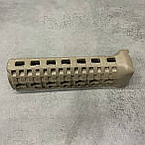 Цівка на АК 47/74 DLG TACTICAL (DLG-133), полімерна, колір Койот, 1 планка пікатинні, з кріпленням M-LOK, фото 4