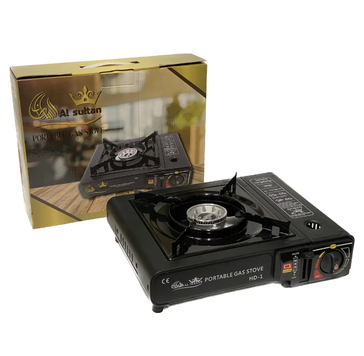 Газова плита туристична Al SULTAN Portable Gas Stove \ картонна упаковка (BDZ-155-A)