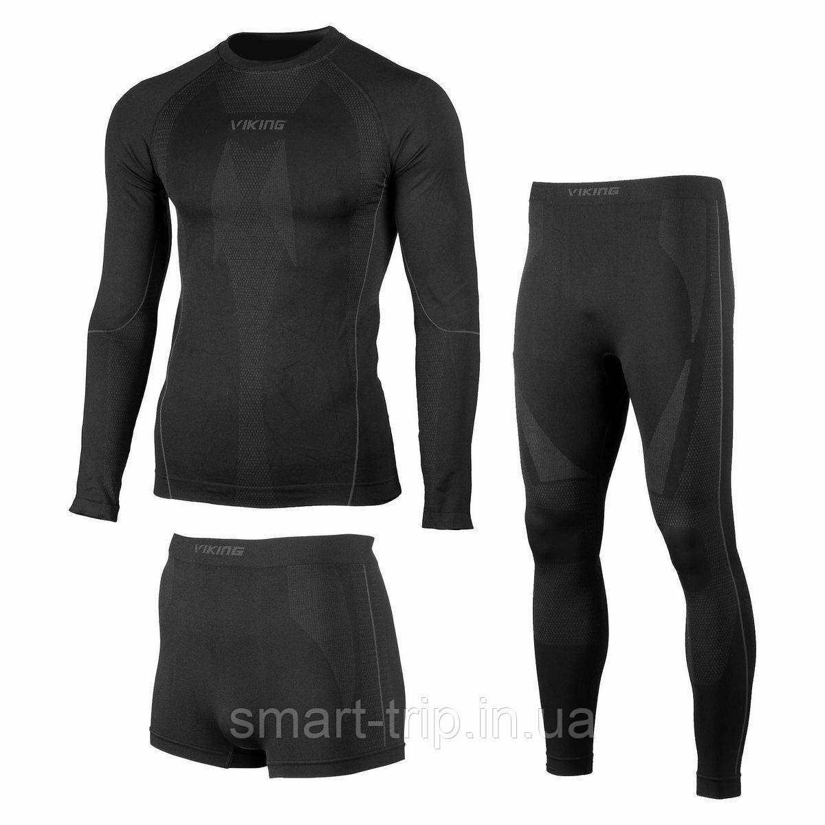 Термобілизна чоловіча VIKING Eiger Set комплект L black 50021208009-l, фото 1