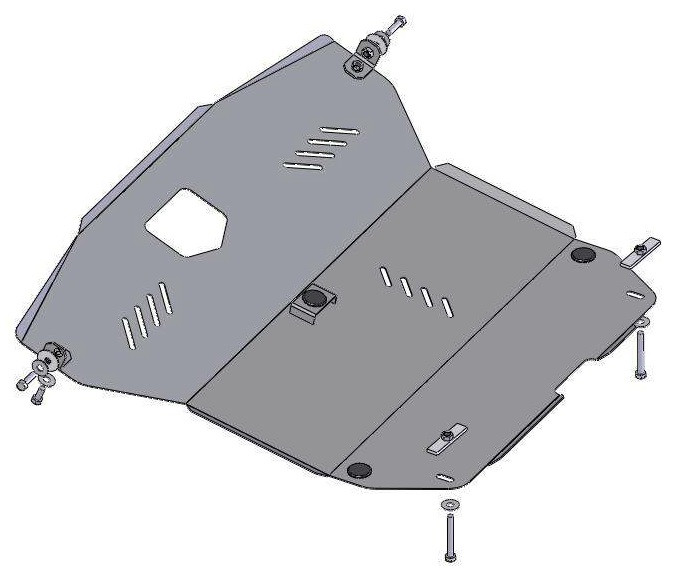 Захист двигуна Hyundai Matrix (2001-2010) Кольчуга, фото 1