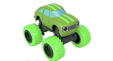 Спалах і диво-машинки набір 5 машинок Fisher-price Blaze&Monster Machines Neon Wheels 5-pack, фото 6