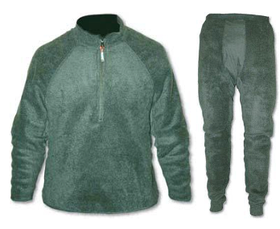 Вогнестійкий комплект термобілизни, Розмір: M/R, FREE Midweight Layer Fleece Set FR, Колір: Foliage Green