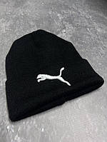 Шапка трикотаж Puma чорна