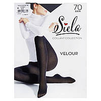 Жіночі колготки SIELA VELOUR 70 den з м'якої мікрофібри 3D,70 den