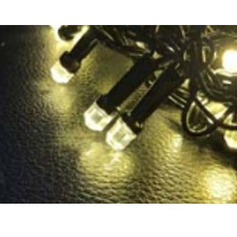 Гірлянда чорний провід "Кристал" 100 колір тепло-білий 6м (ЧПК-100ТБ) 1/100