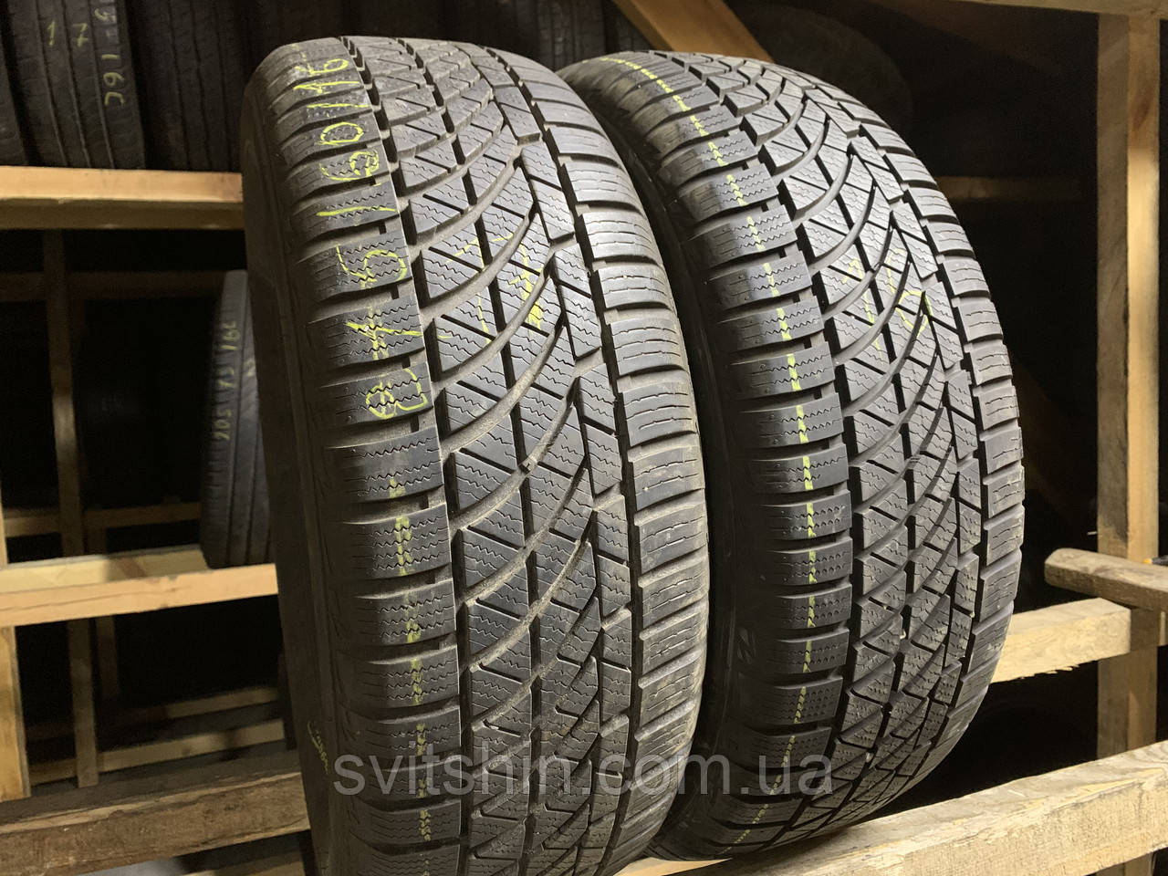 Шини зимові 215/60R16 Hankook Kinergy 4S 6.5-7мм 2шт, фото 1