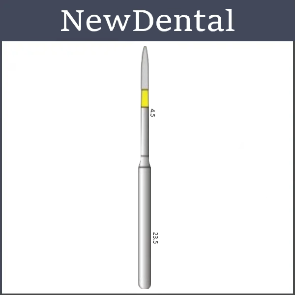 Бор FO-40EF(D=010мм.) конусовидний 10 шт Denco
