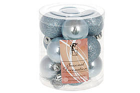 Набір куль на ялинку 4 см 12 шт.